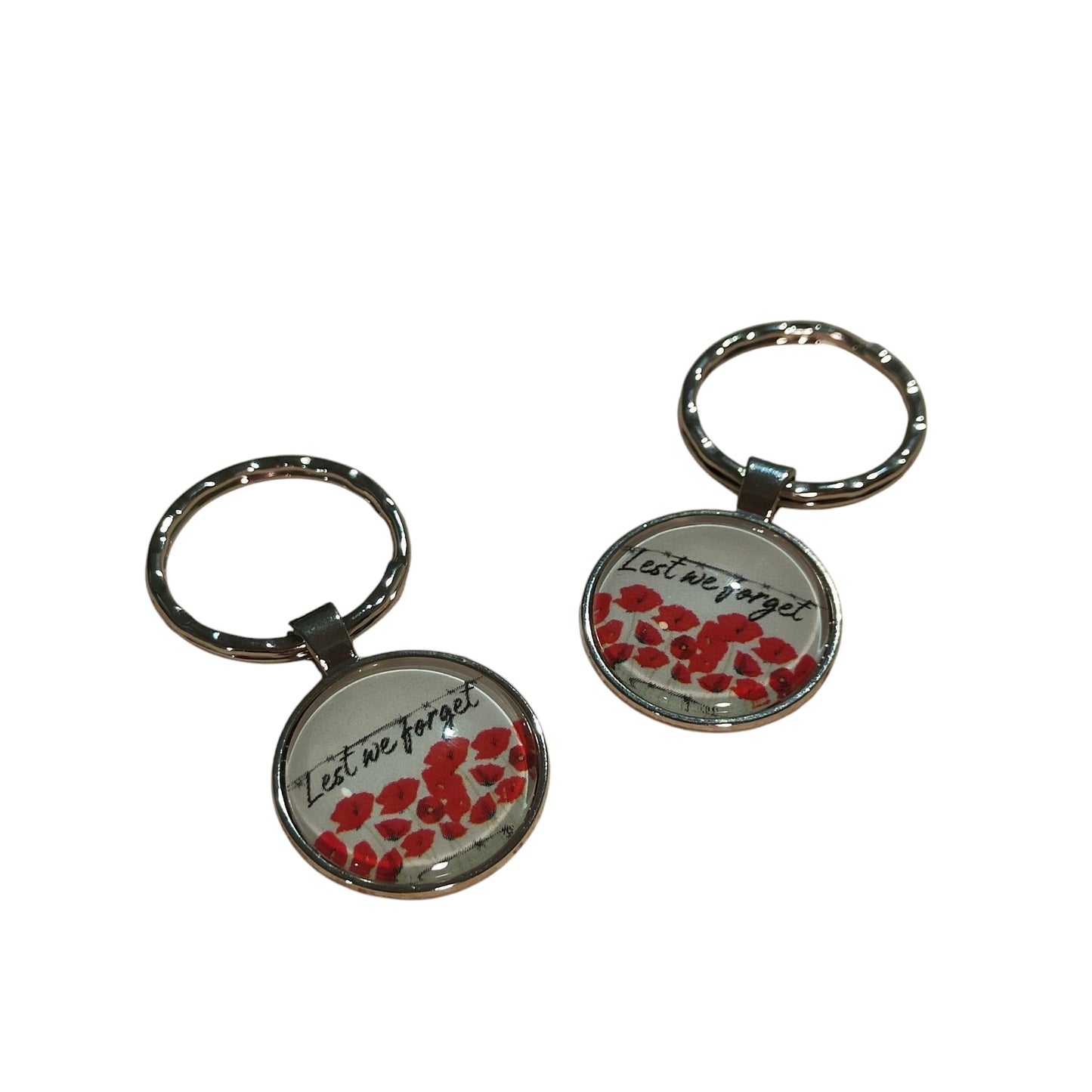 ANZAC Day - 25mm Silver Keyrings